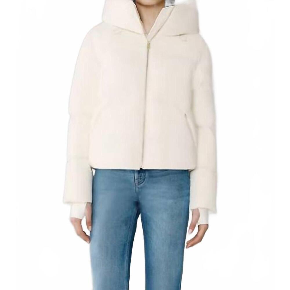 NEW SOIA&KYO iroh puffer jacket in powder